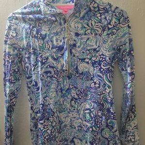 Lilly Pulitzer | UPF 50+ Skipper Popover in Royal Purple 60 Animals
